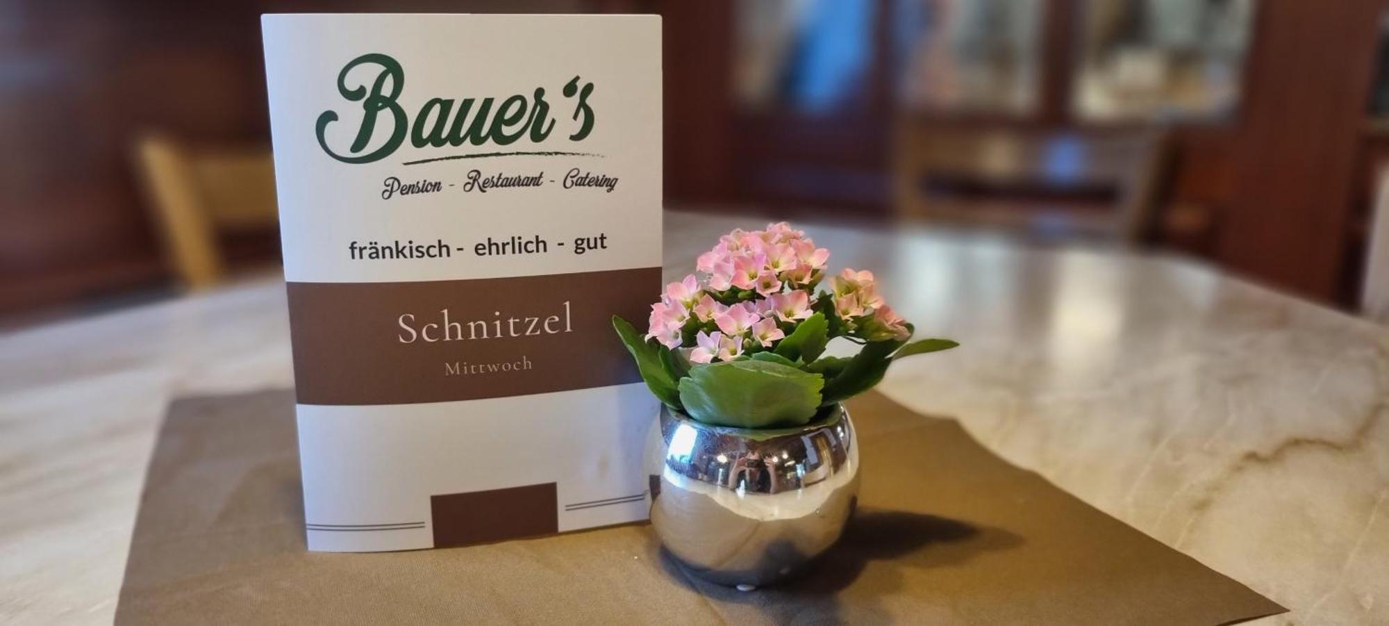 Bauer'S Pension-Restaurant-Catering Grosshabersdorf Eksteriør billede